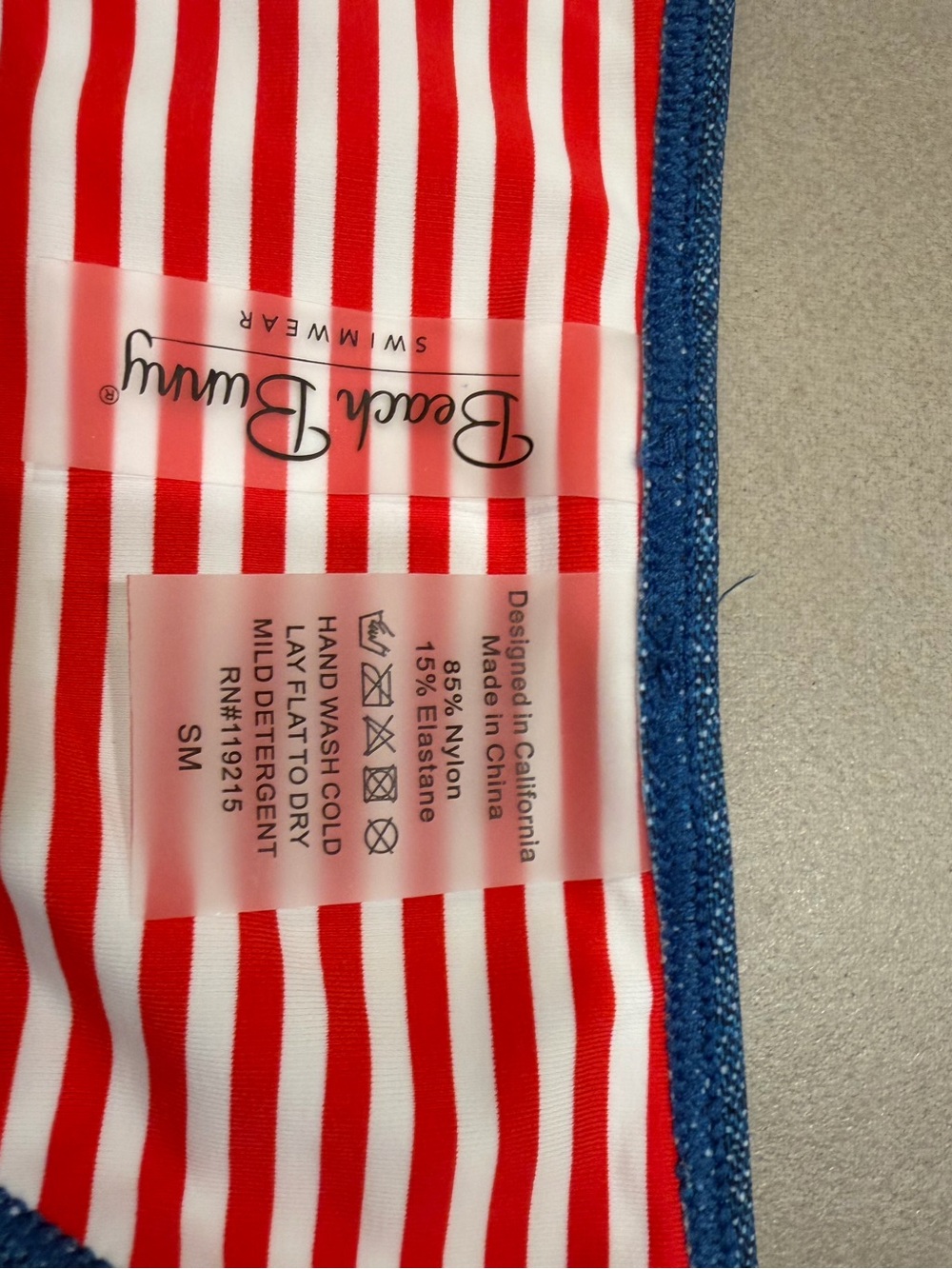 Beach Bunny Striped Harbor Bikini (NWOT) - Picture 10 of 10